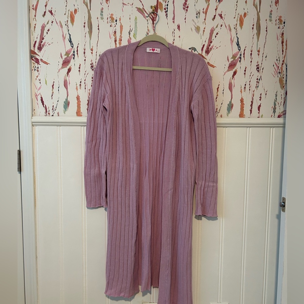 Buddy Love Lilac Long Sweater